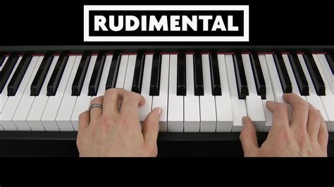 Minute Riff These Days Rudimental Piano Keyboard Tutorial Youtube