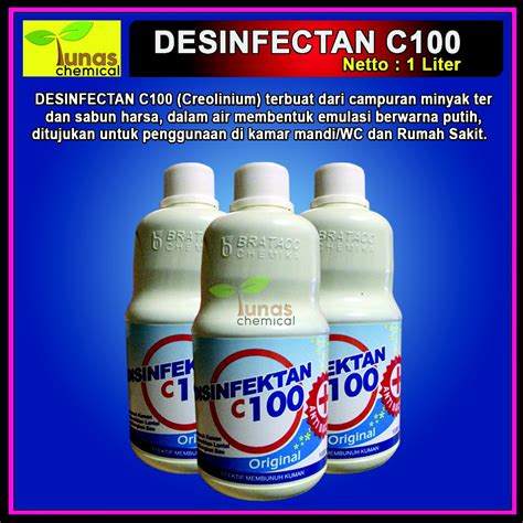 Jual DISINFEKTAN C100 Original Obat Pembersih Lantai Dan Pembunuh