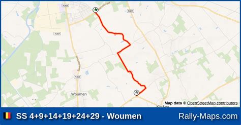 SS 4 9 14 19 24 29 Woumen Stage Map 12 Uren Van De Westhoek 1982