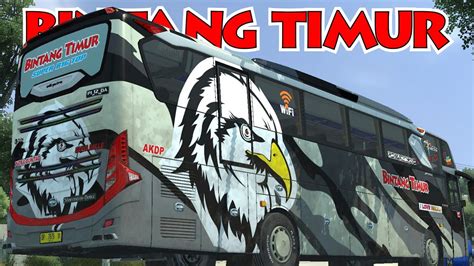 Bussid Update V Livery Bintang Timur Mod Jb Mercy Mn Art X