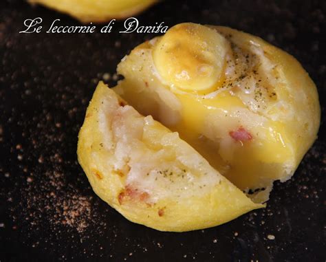 Le Leccornie Di Danita Patate Ripiene Con Pancetta E Uova Di Quaglia