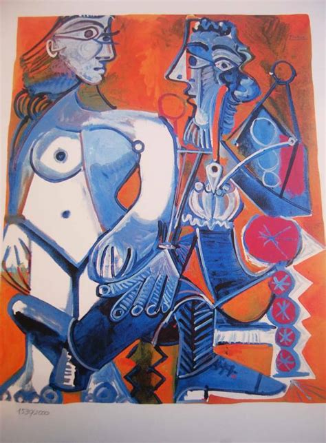 Pablo Picasso Desnudo Y Fumador Subasta Real Subastas