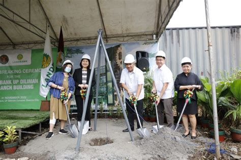 Groundbreaking Ceremony Held For New Land Bank Up Diliman Building