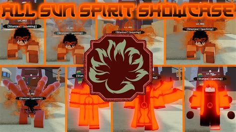 Shindo Life Sun Tailed Spirit Gen Showcase Youtube