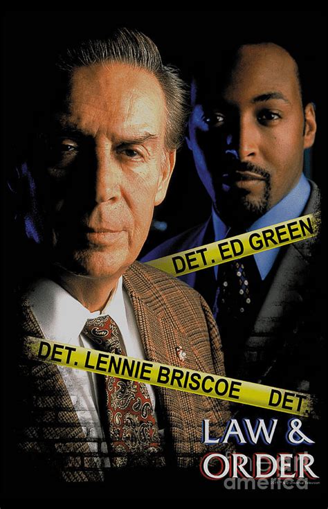 Law And Order Detective Briscoe And Green Digital Art by Roberto Kearns ...