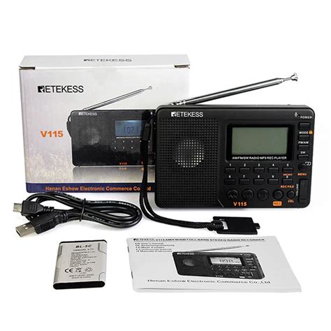 Retekess V111 FM Stereo/MW/SW DSP Portable Receiver - Unicom Radio