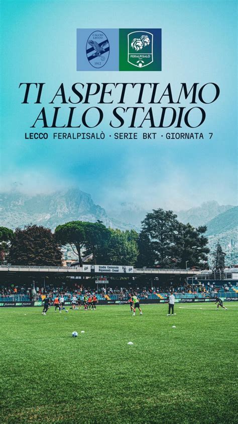 Lecco Feralpisalò biglietti in vendita Calcio Lecco 1912