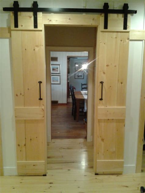 Items similar to Barn Door Style Interior Sliding Doors on Etsy