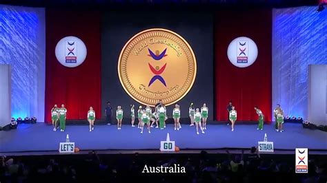 Team Australia Coed Elite ICU World Cheerleading Championships 2022