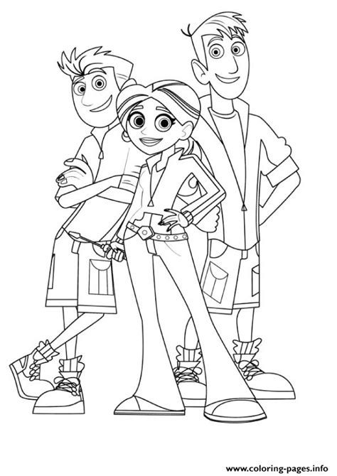 Wild Kratts Lion Coloring Page Coloring Pages