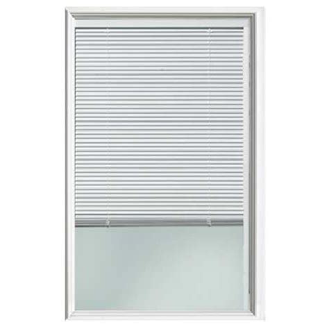 Masonite Door Insert With Blinds Between Glass Pvc Single Panel Low E Argon 77b106 01rllb