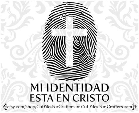 Mi Identidad Esta En Cristo Svg Cristiano Svg Camisa Cristiana Svg