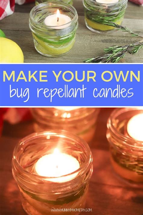 How To Make Diy Mosquito Repellent Candles Diy Mosquito Repellent