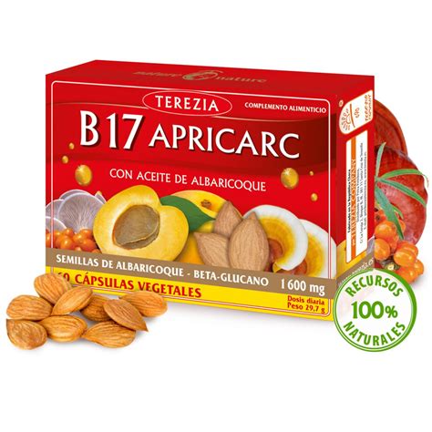 B17 APRICARC con aceite de albaricoque 60 cápsulas Terezia eu