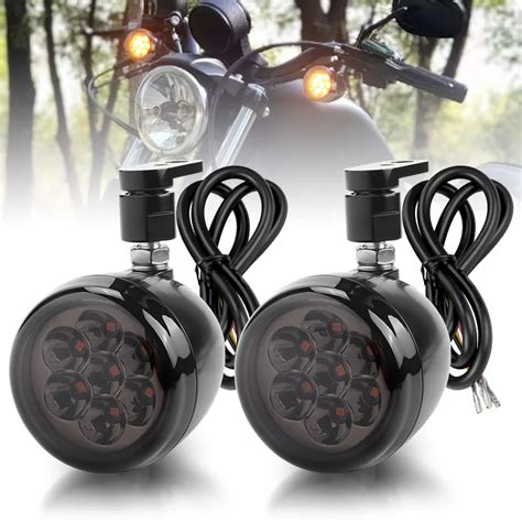 Bullet Luces De Se Al De Giro LED Delanteras Para Motocicleta Luz