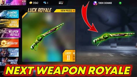 Free Fire New Weapon Royale M Skin Next Weapon Royale M New