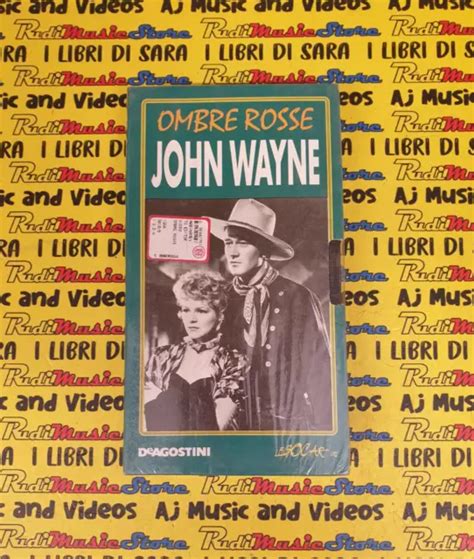 Vhs Film John Wayne Leroe Americano Ombre Rosse 1998 De Agostini F113