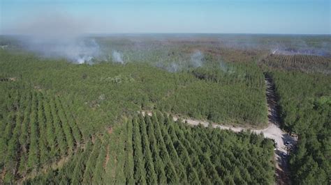 Crews Continue To Battle Acre Wildfire In Nassau County