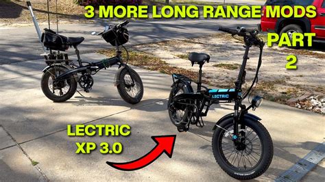 Lectric Xp 30 Long Range Mods ~ Part 2 ~ Mirror Phone And Suspension Seatpost Youtube