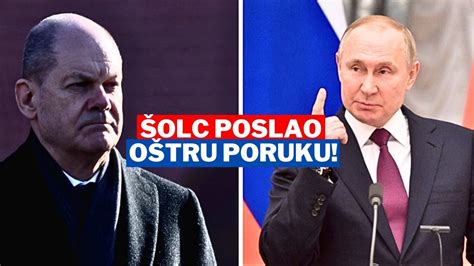 JA SAM SPREMAN PUTIN NIJE Šolc poslao oštru poruku Rusija mora biti