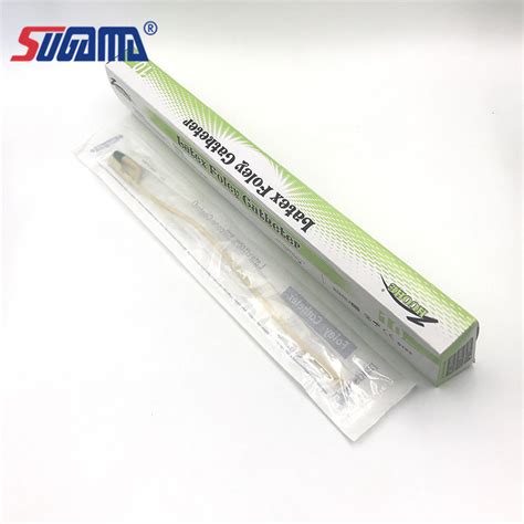 Disposable Sterile 100 Silicone Coated Latex Foley Balloon Catheter