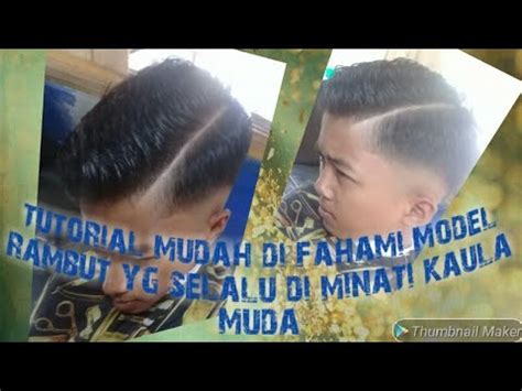 Tutorial Motong Rambut 2 Jari Mudah Di Fahami YouTube