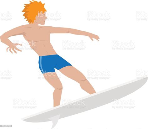 Ilustración De Surfing Surfer Vector De Dibujos Animados Planos Y Más