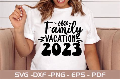 Family Vacation 2023 Graphic by monidesignhat · Creative Fabrica