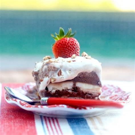 Frozen Banana Split Dessert Recipe Reluctant Entertainer