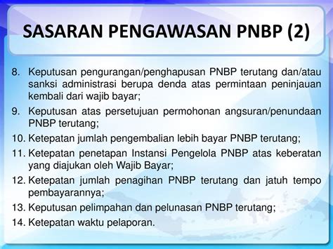 Pengawasan Pengelolaan Pnbp Dan Penyampaian Hasil Laporan Pengawasan