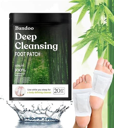 Bandoo Natural Cleansing Foot Pads Deep Cleansing Foot Pads Foot Care