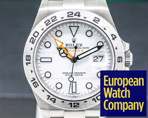 Rolex 216570 Explorer II White Dial SS 2019 33736 European Watch Co