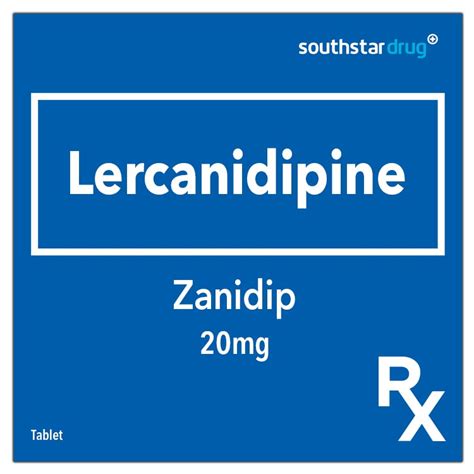 Rx Zanidip 20mg Tablet Lazada Ph