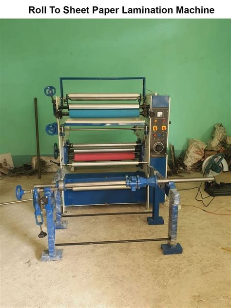 Roll To Sheet Paper Lamination Machine At Rs Paper Lamination