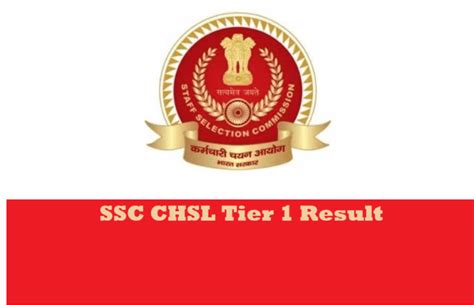 Ssc Chsl Tier Result Merit List Cut Off Marks Details