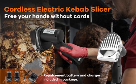 Amazon Soko Cordless Electric Gyro Kebab Knife Portable Shawarma