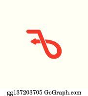 250 Royalty Free Letter B Simple Curves Logo Vector Clip Art GoGraph