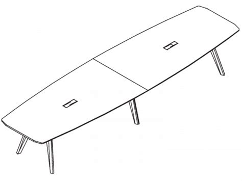 RT.3612.V2. Стол переговорный 3600x1200x750