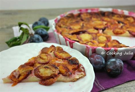 COOKING JULIA CLAFOUTIS AUX PRUNES