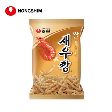 Nongshim Rice Shrimp Carckers 80g 농심 쌀새우깡 80g Korean Snack