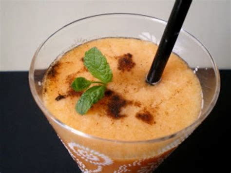 Recette de smoothie melon pêche vanille facile et rapide Recette