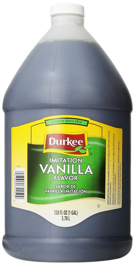 Durkee Clear Vanilla Imitation 128 Ounce Grocery