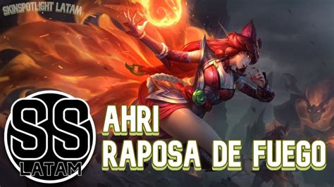 Ahri Raposa De Fuego Skinspotlight Espa Ol Latino