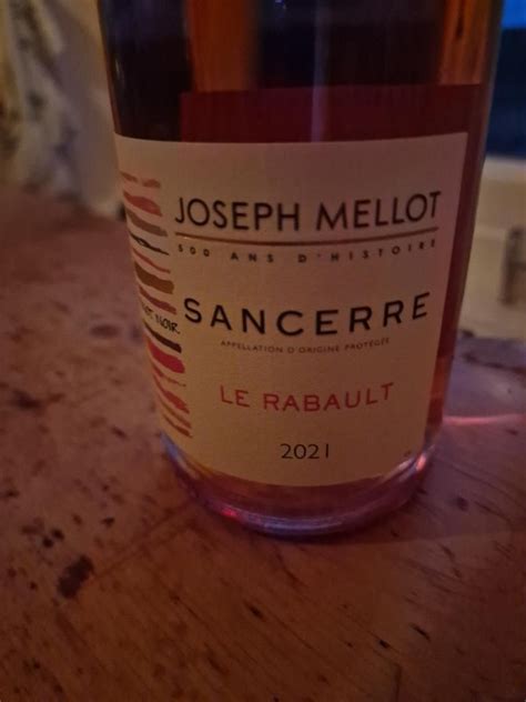 2021 Joseph Mellot Sancerre Rouge Le Rabault France Loire Valley