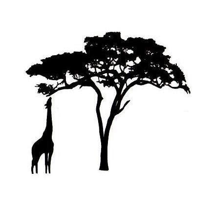 African Trees Silhouette at GetDrawings | Free download