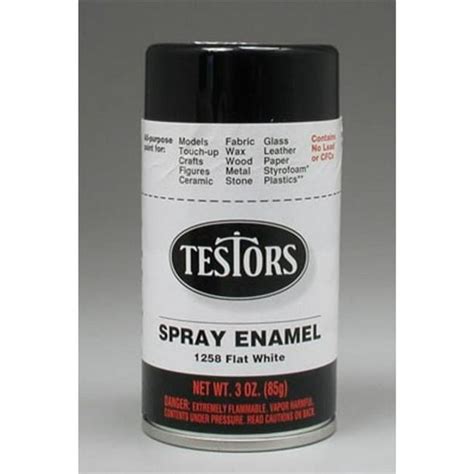 Testors Spray Paint, Flat White, 3 oz - Walmart.com - Walmart.com