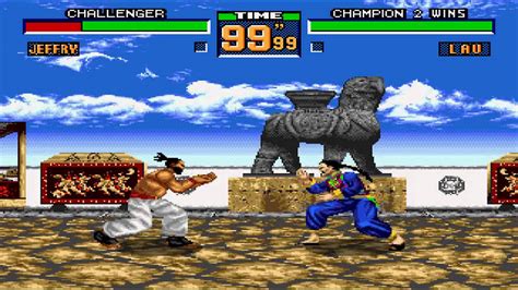 Virtua Fighter 2 Sega Mega Drive Gameplay Youtube