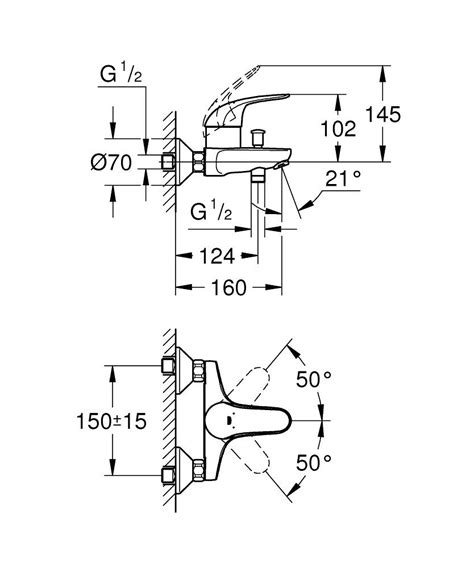 Swift Mitigeur Monocommande Bain Douche Grohe