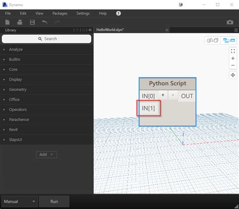 Hello Dynamo World BIM Extension