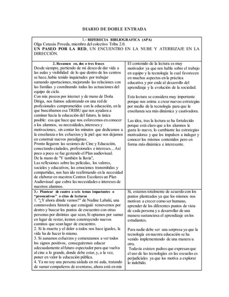 Guia Elaborar Diario De Doble Entrada Pdf